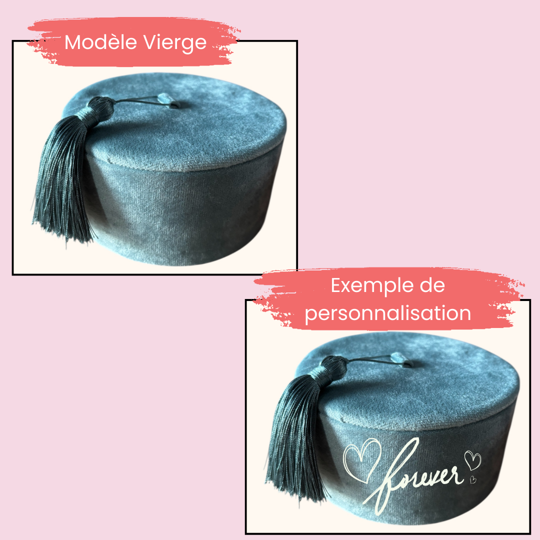 Boîte en velours