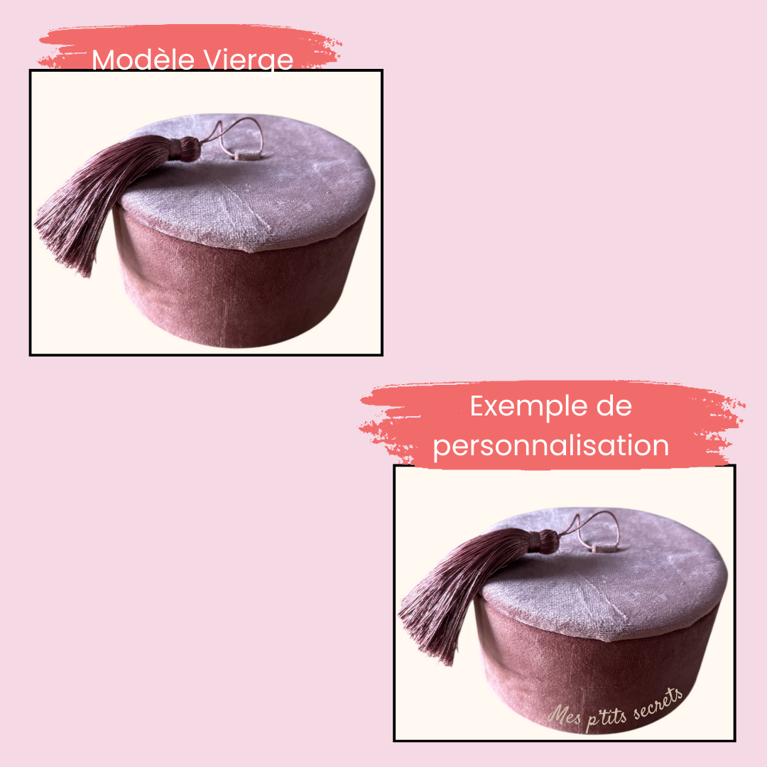 Boîte en velours