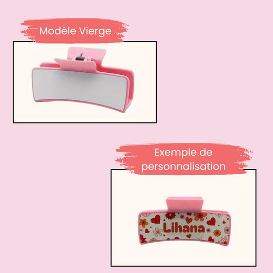 Pince à cheveux personnalisable