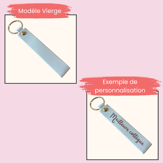 Porte-clé simili cuir