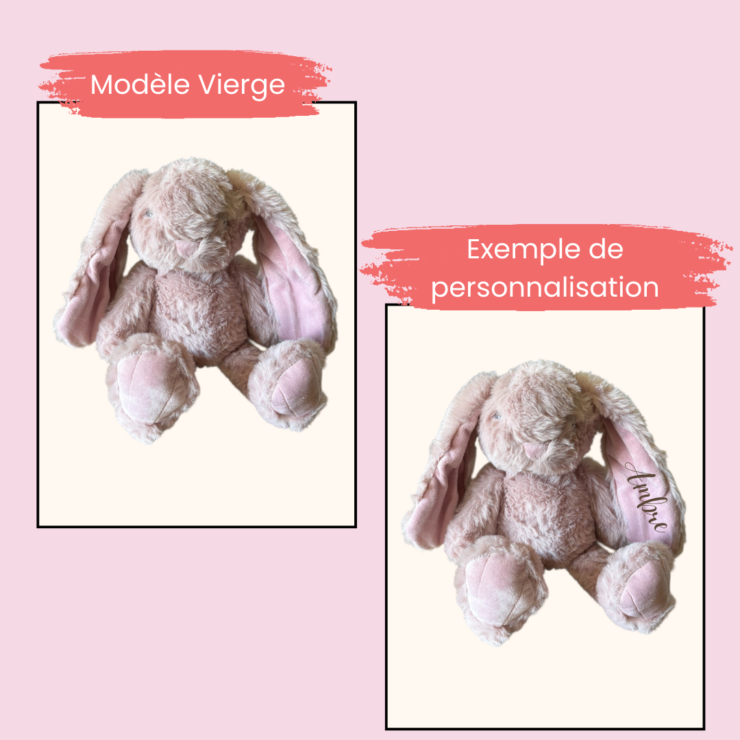 Lapin personnalisé grand modèle