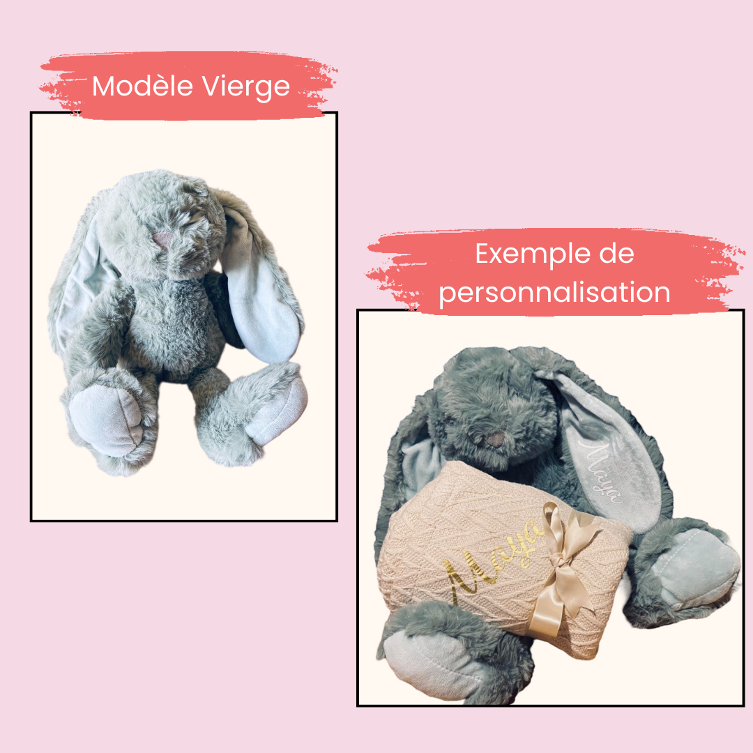 Lapin personnalisé grand modèle