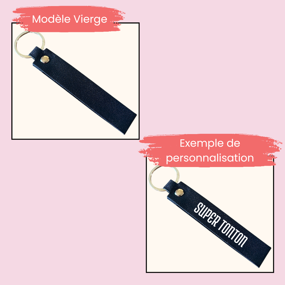 Porte-clé simili cuir