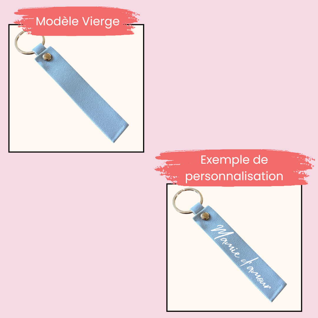 Porte-clé simili cuir