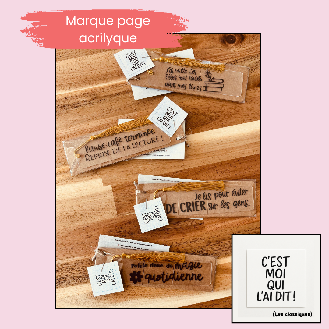 📖 Parce que les livres, c’est sacré. Mais un marque-page, ça peut avoir du culot.