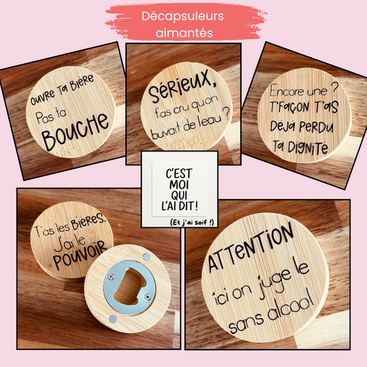 Décapsuleurs bien trempés