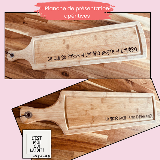 Planches apéro personnalisées